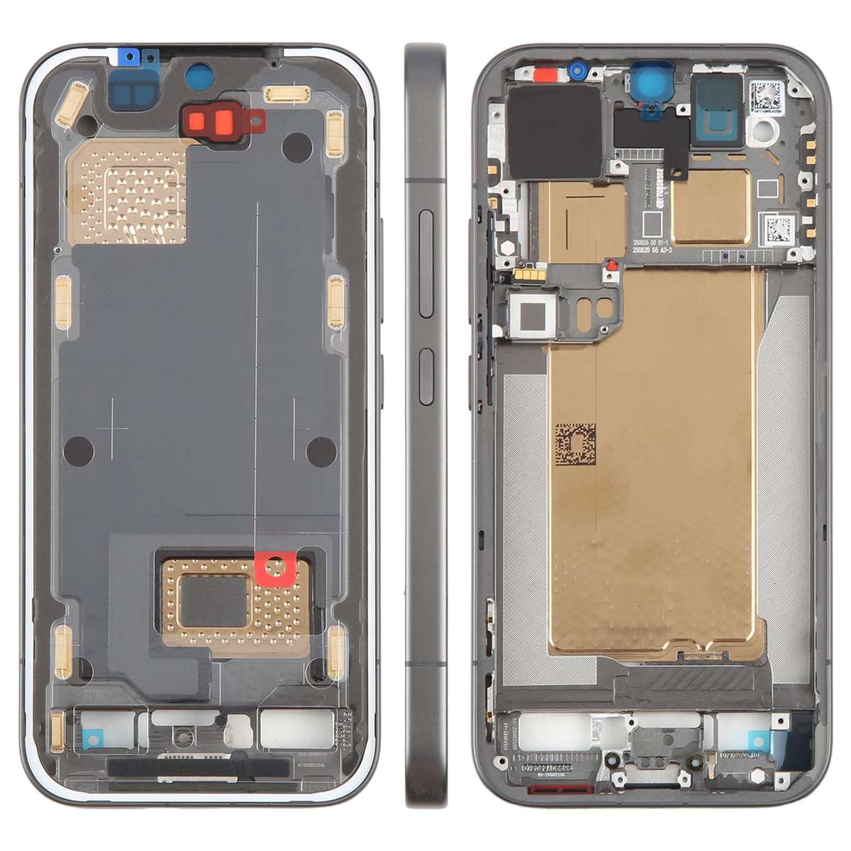 For Xiaomi 17 Pro Original Middle Frame Bezel Plate (Black)
