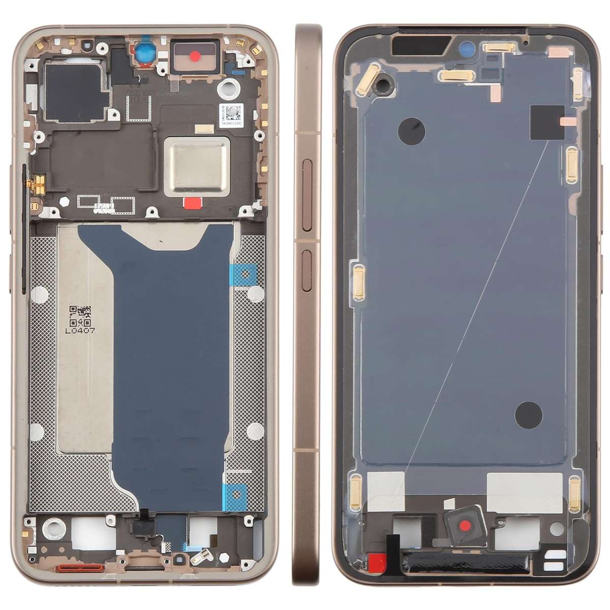For Xiaomi 15T Pro Original Middle Frame Bezel Plate (Black)
