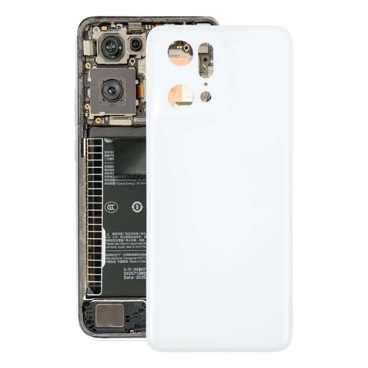 For OPPO Find X5 Pro OEM Battery Back Cover(Black)