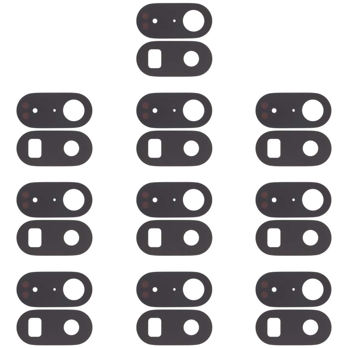 For Google Pixel 10 Pro Fold 10pcs Back Camera Lens