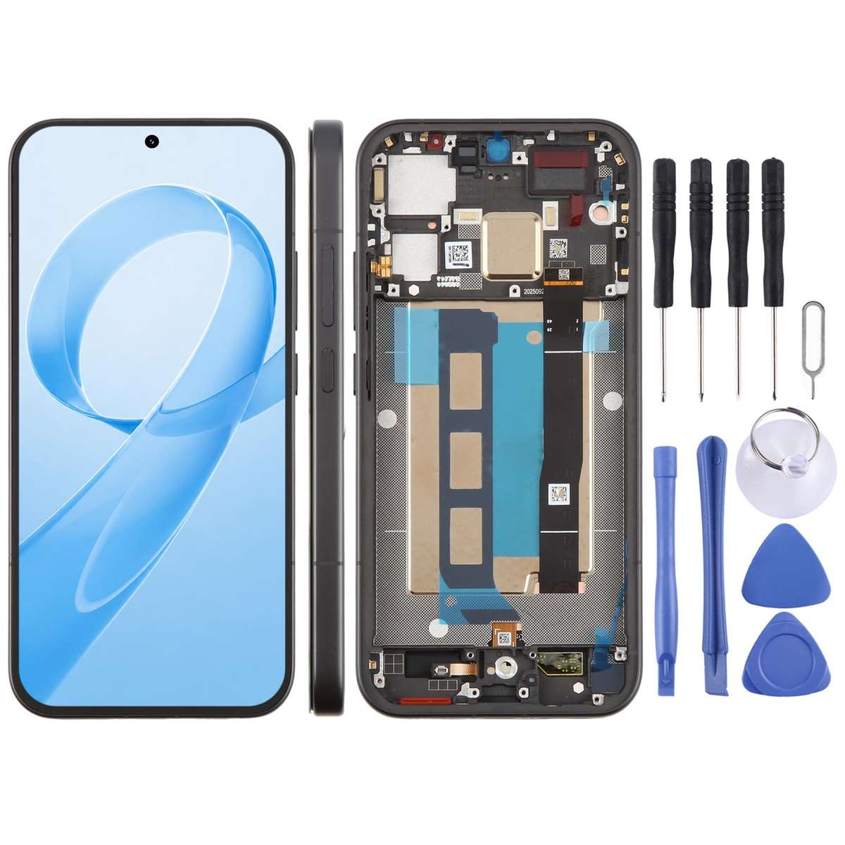 For Redmi K90 Original LCD Screen Digitizer Full Assembly with Frame (Black)