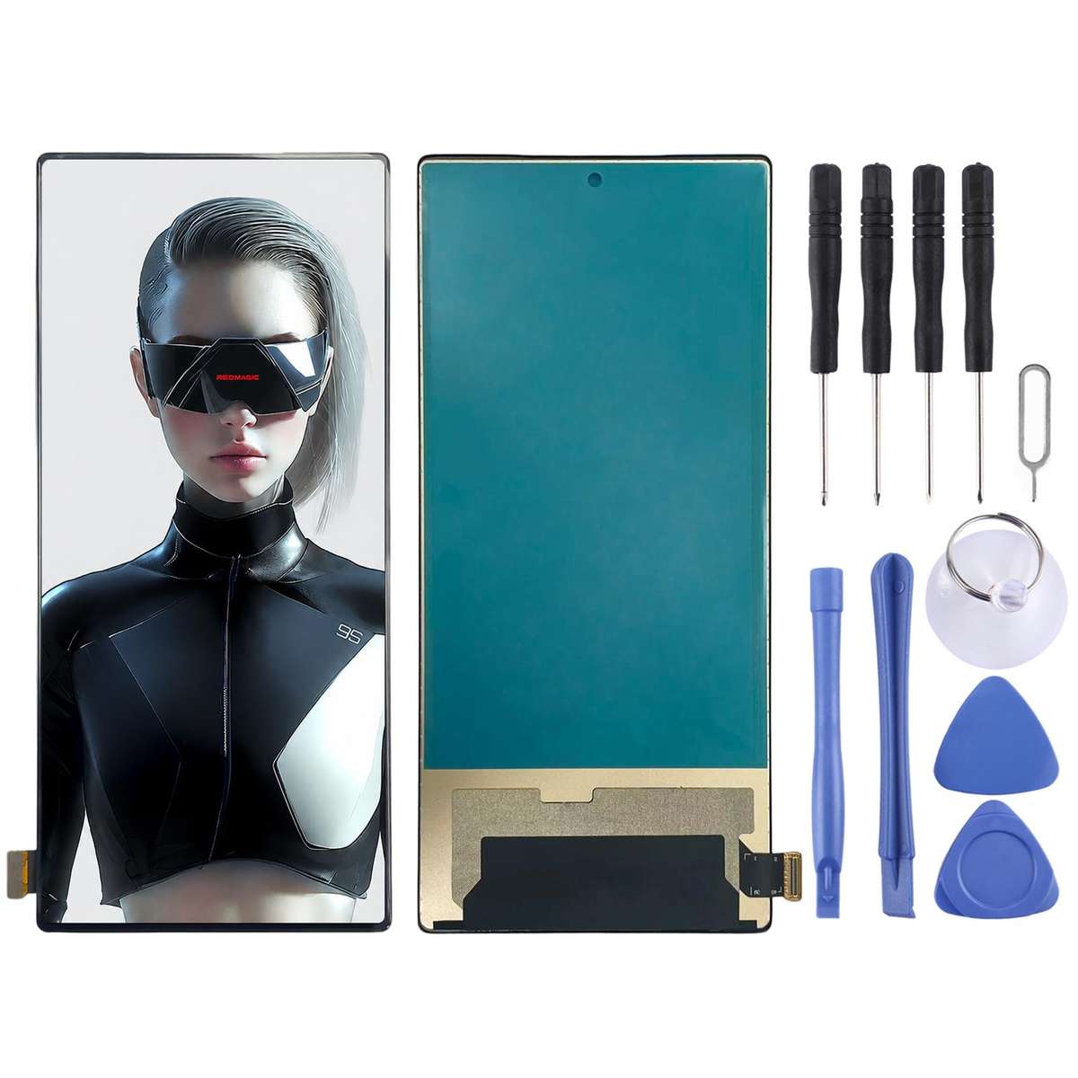 For ZTE nubia RedMagic 9S Pro / RedMagic 9S Pro+ TFT LCD Screen With Digitizer Full Assembly, Not Su