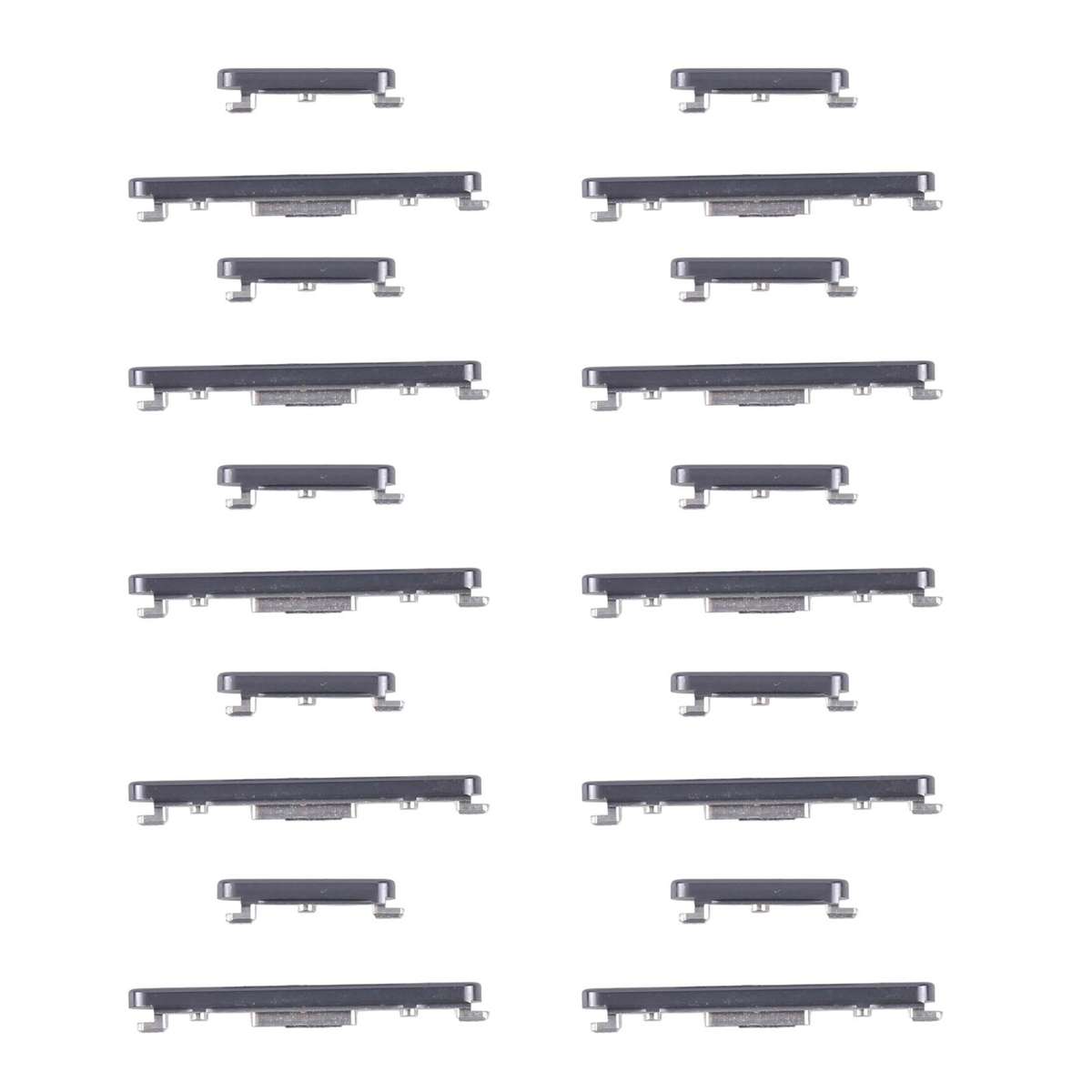 For Huawei Pura 70 Pro+ 10pairs Original Power Button and Volume Control Button (Black)