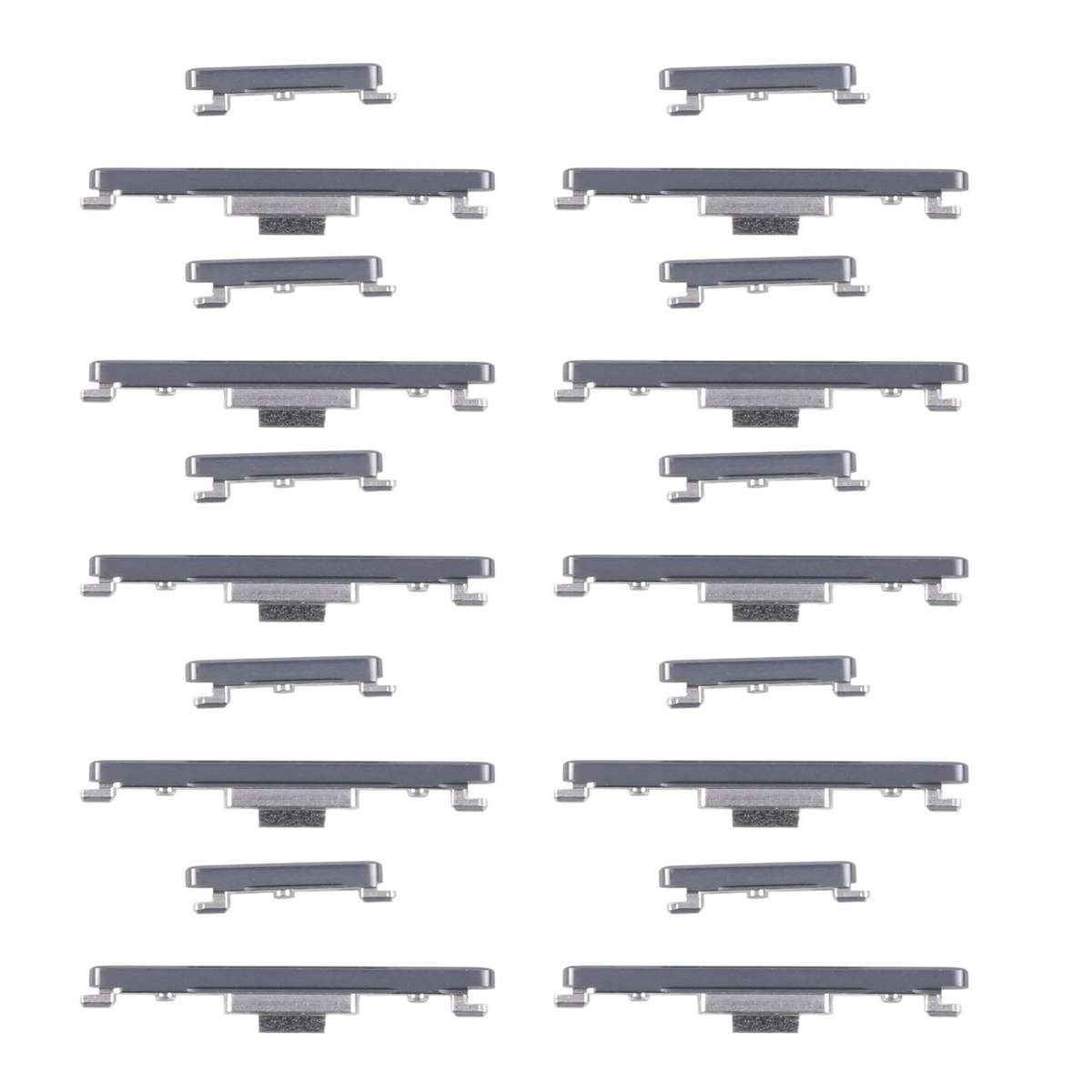 For Huawei P50 Pro 10pairs Original Power Button and Volume Control Button (Black)