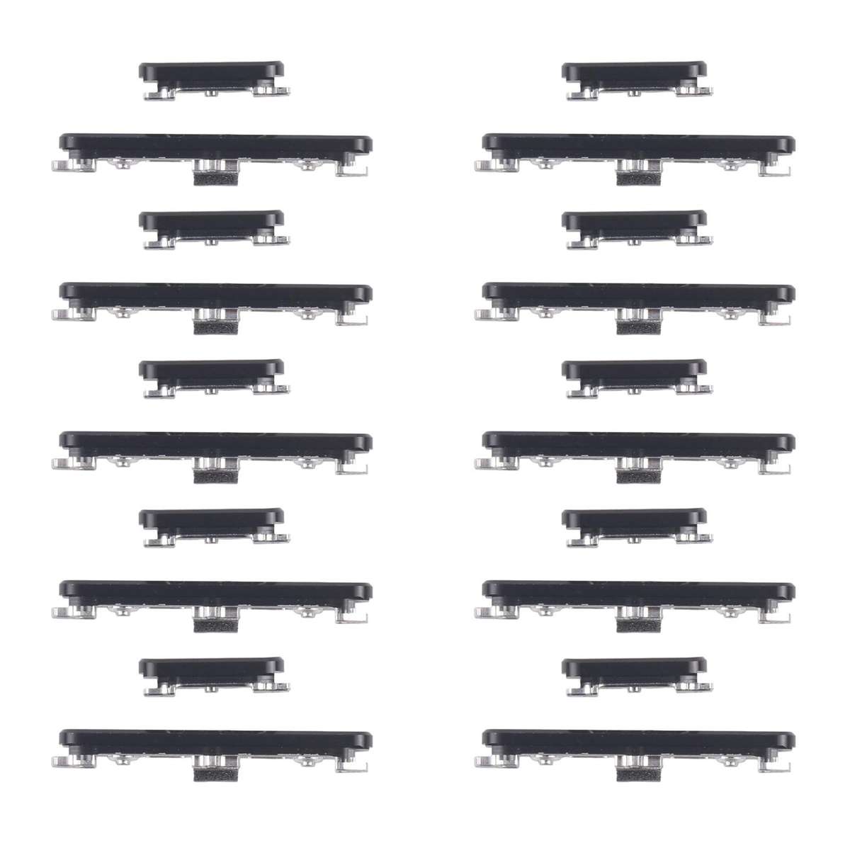 For Huawei Mate 60 Pro 10pairs Original Power Button and Volume Control Button (Black)