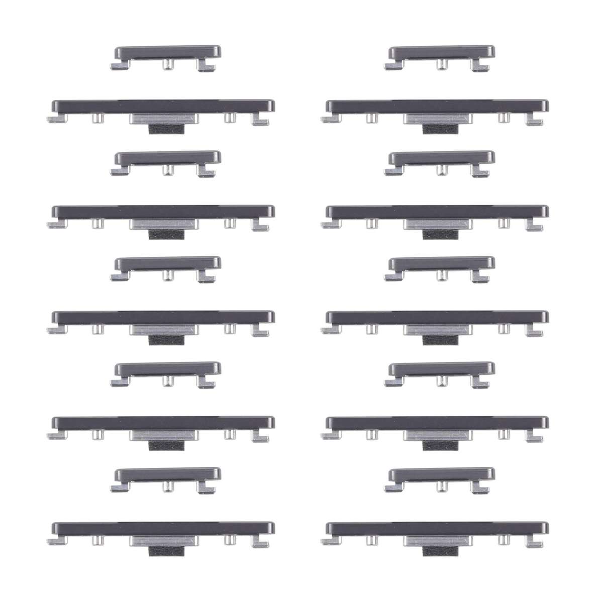 For Huawei P60 Pro 10pairs Original Power Button and Volume Control Button (Black)