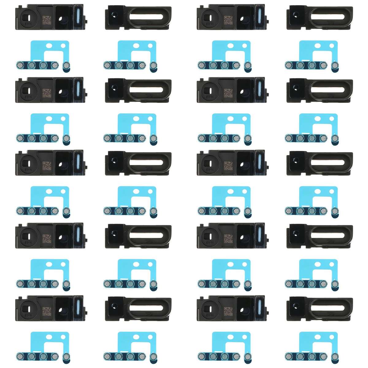 For iPhone 17 Pro 10sets Speaker Ringer Buzzer Dustproof Mesh (Blue)