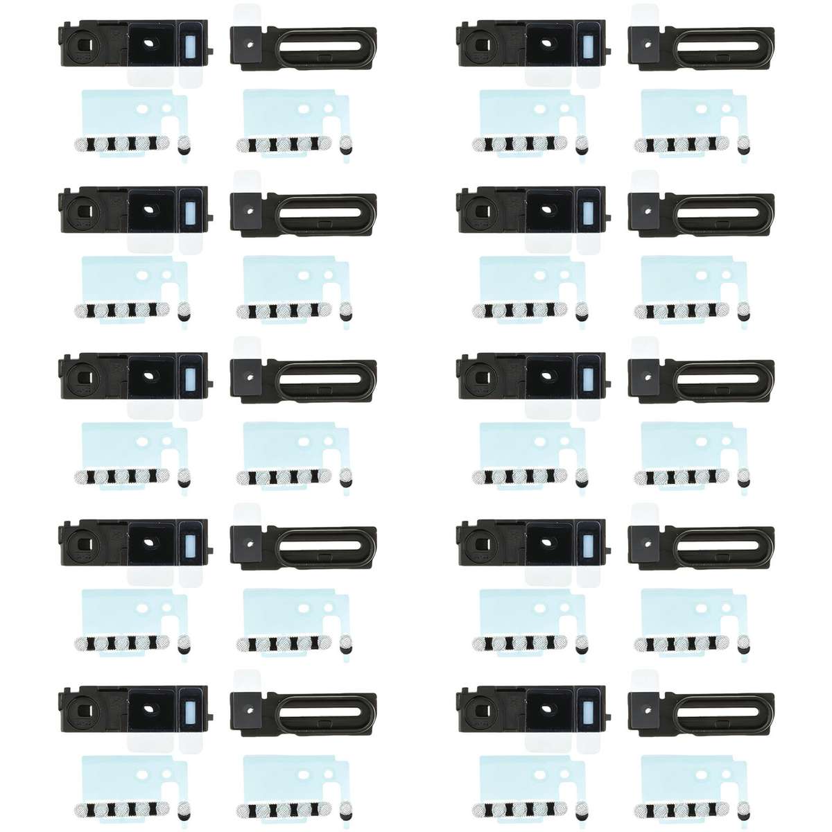 For iPhone 17 Pro Max 10sets Speaker Ringer Buzzer Dustproof Mesh (Blue)