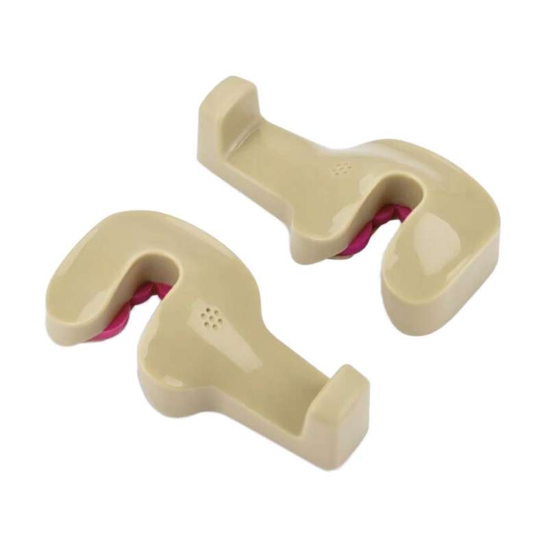 1 Pair Hidden Type Car Hook(Black)