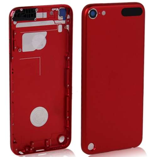 Metal Back Cover / Rear Panel for iPod touch 5 (Red)