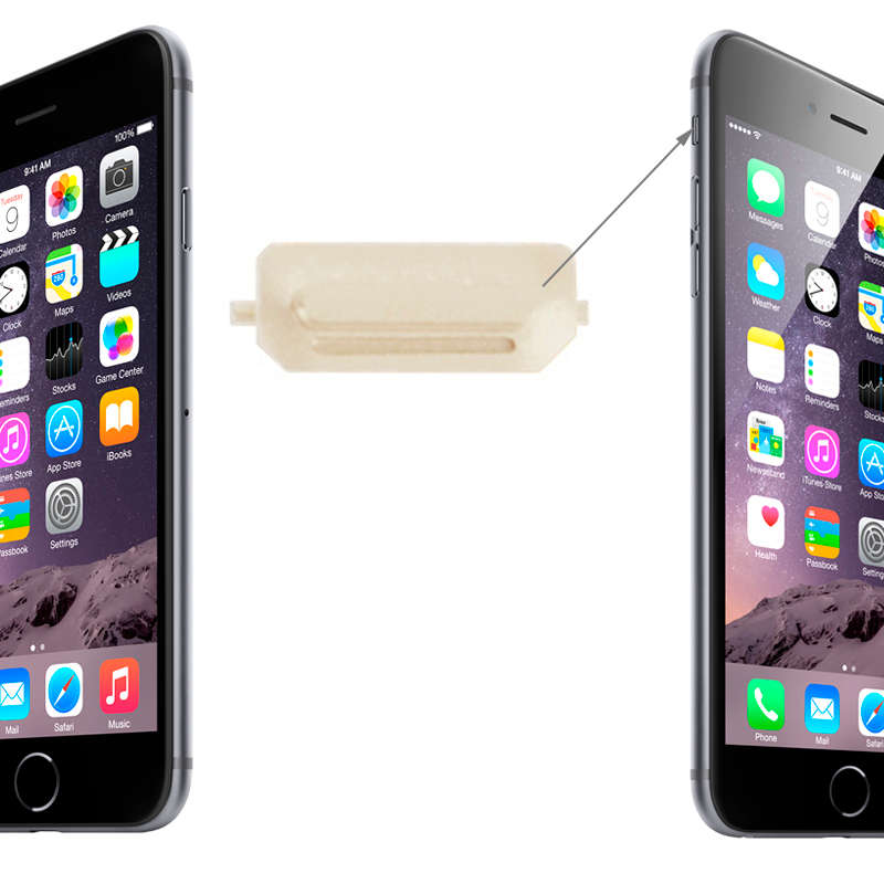 Original Mute Switch Vibrator Key for iPhone 6 & 6 Plus(Grey)