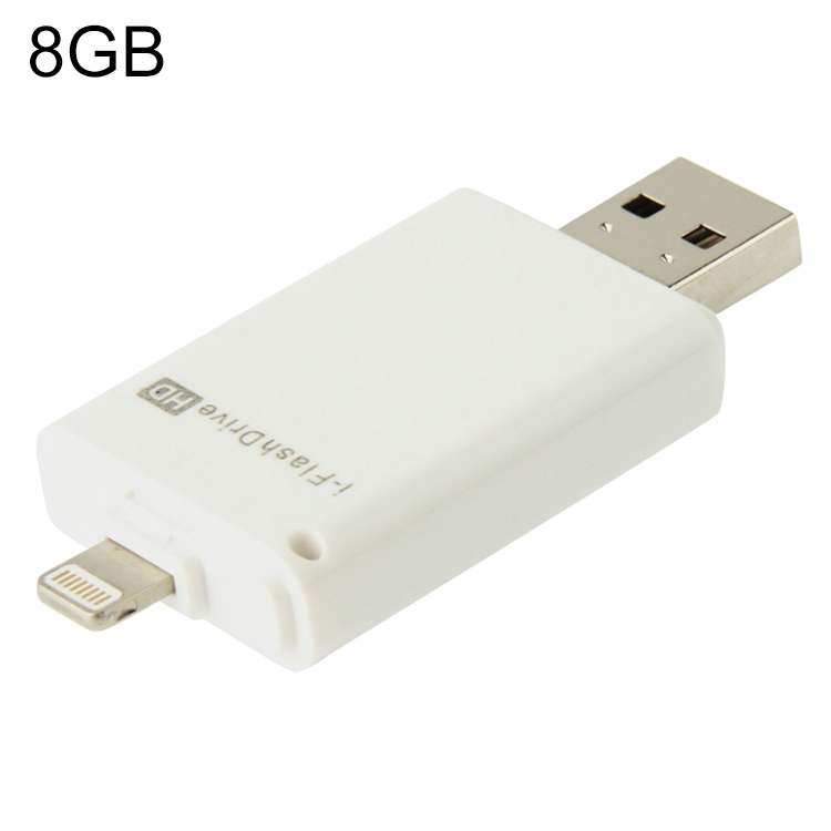 32GB i-Flash Driver HD U Disk USB Drive Memory Stick for iPhone / iPad / iPod touch(White)