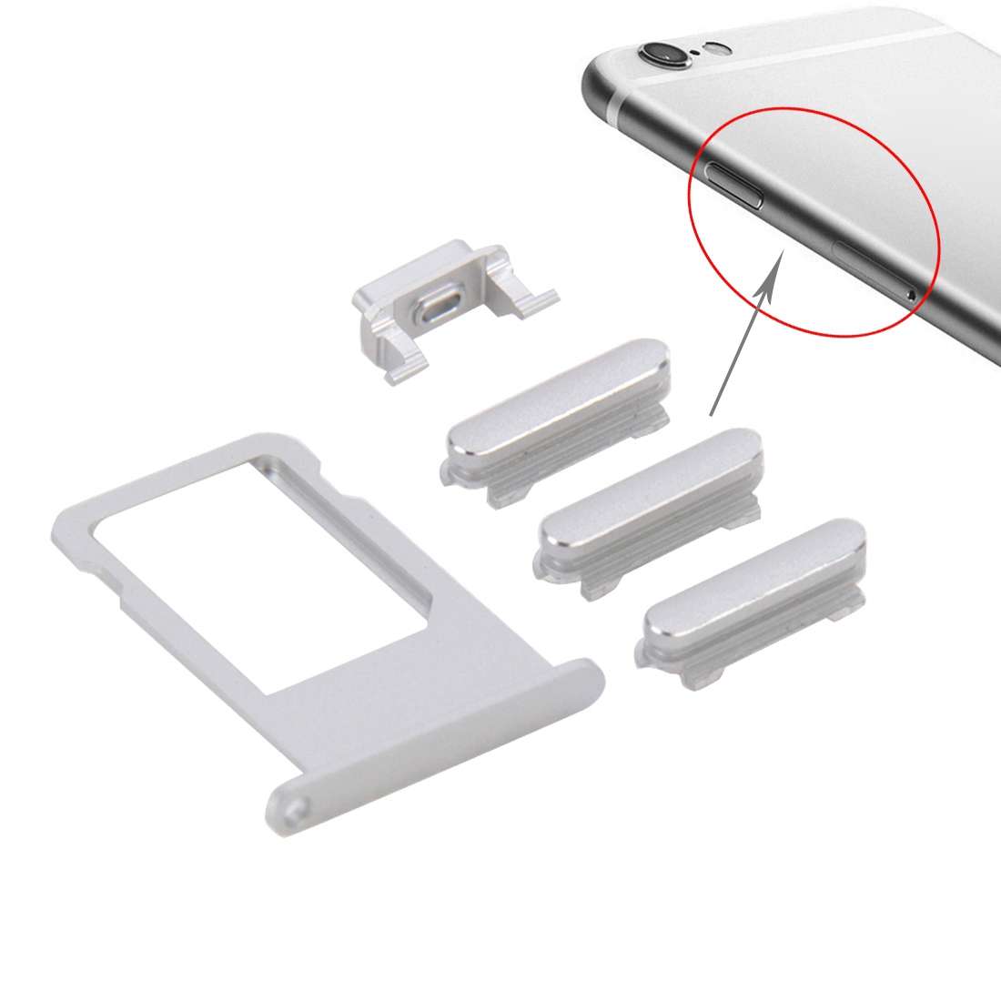 Card Tray for iPhone 6s Plus(Rose Gold )