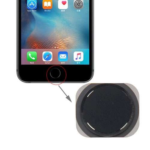 Home Button for iPhone 6s(Black)