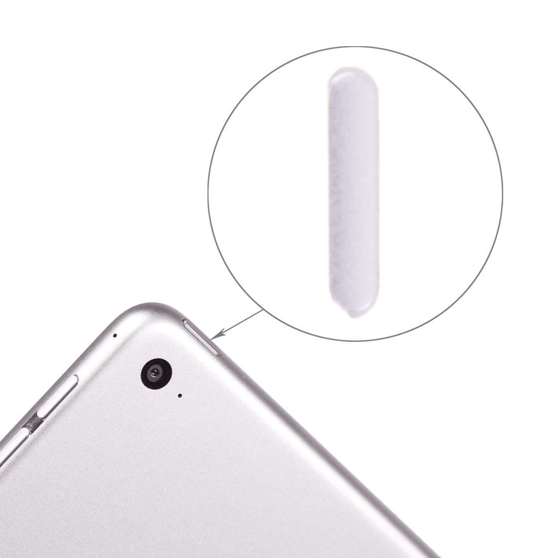Power Button for iPad mini 4(Grey)