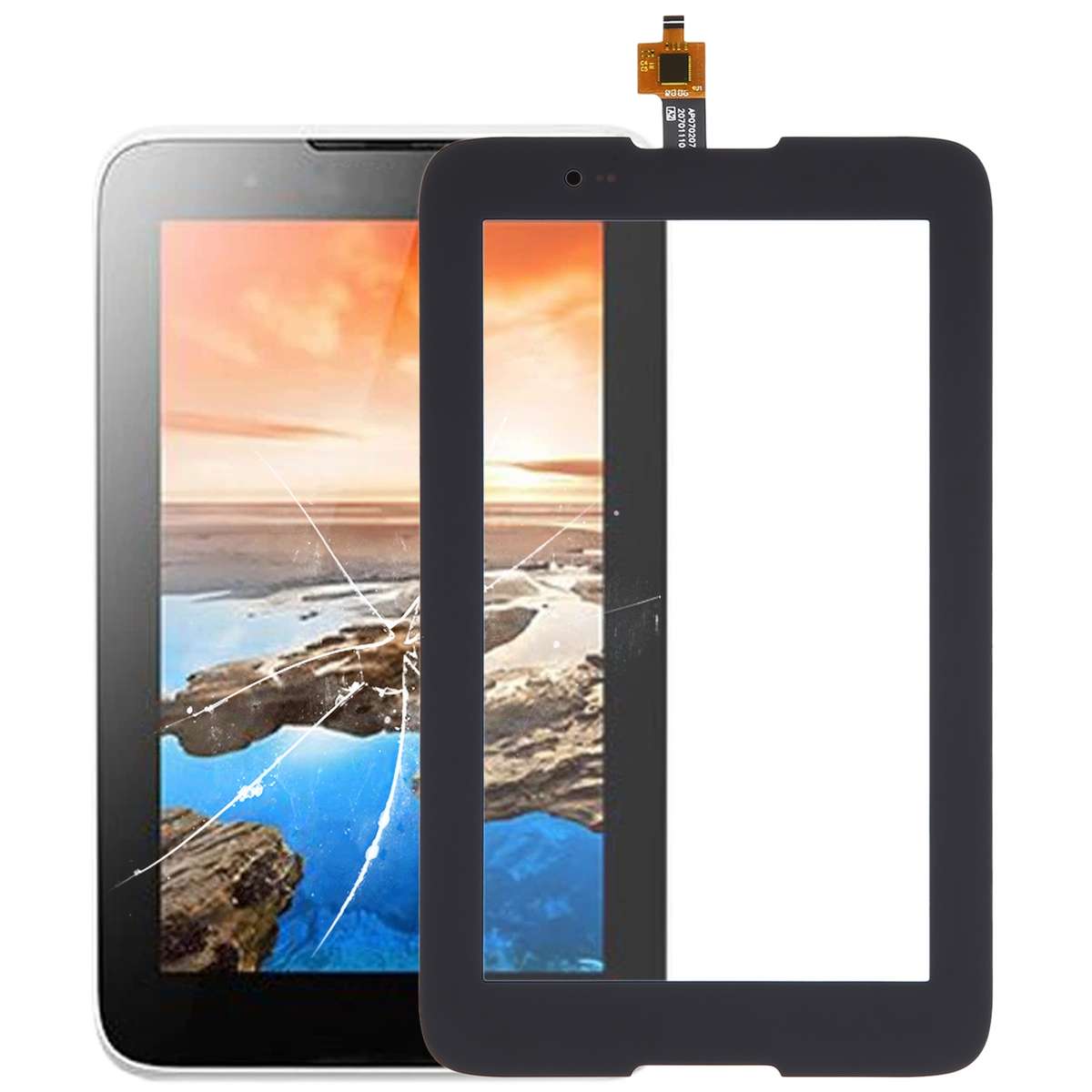 Touch Panel for Lenovo A7-30 A3300(Black)