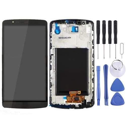 LCD Display + Touch Panel with Frame for LG G3 / D850 / D851 / D855 / VS985(Black)