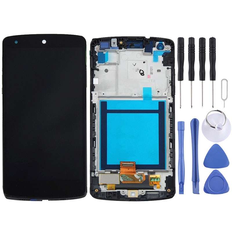 LCD Display + Touch Panel with Frame for Google Nexus 5 / D820 / D821(Black)