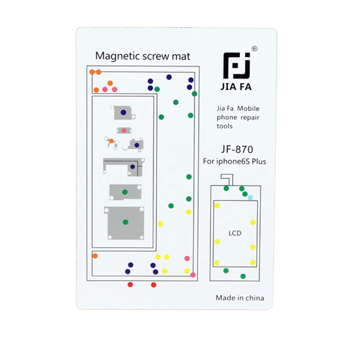 JIAFA Magnetic Screws Mat for iPhone 6s Plus
