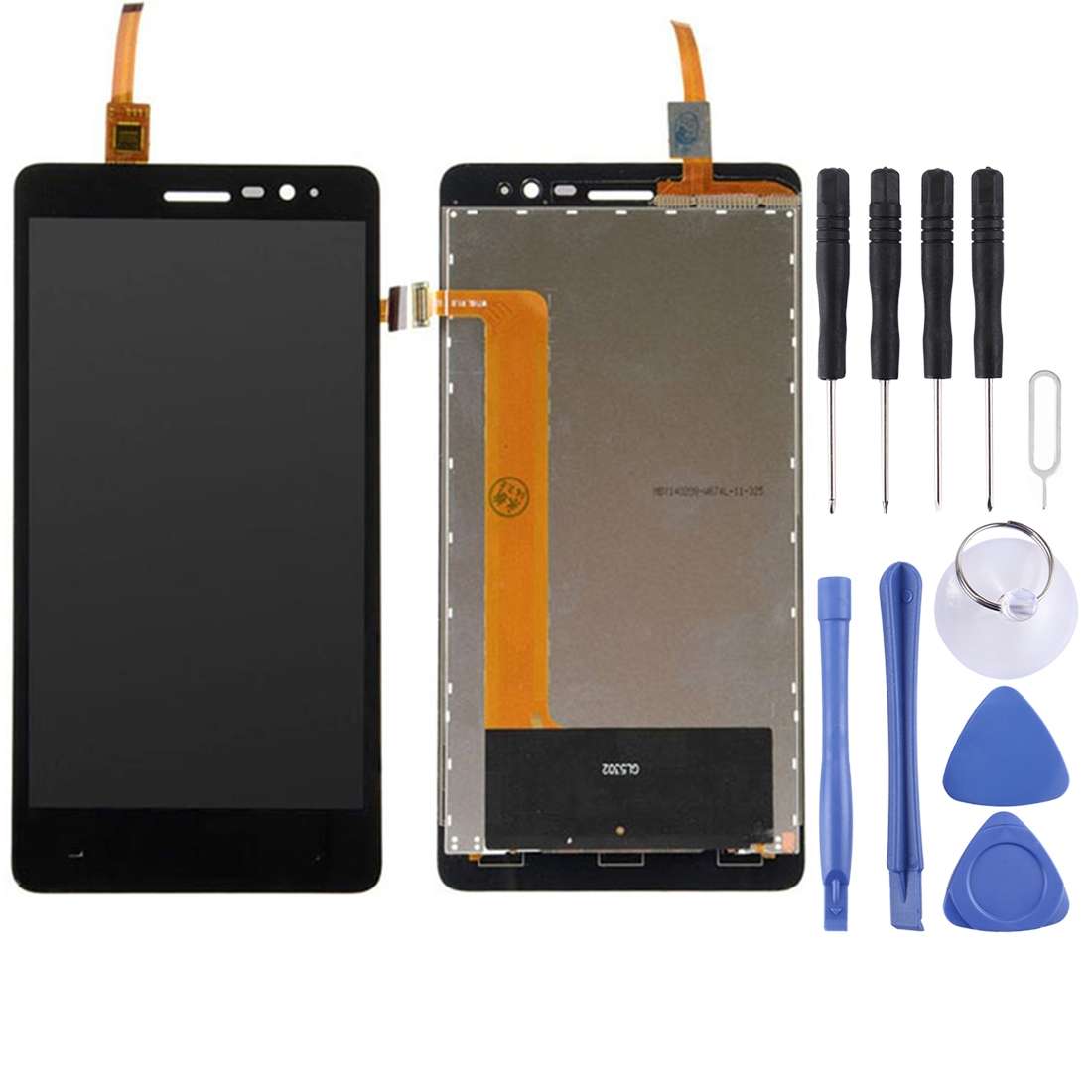 OEM LCD Screen for Lenovo S860 with Digitizer Full Assembly (Black)