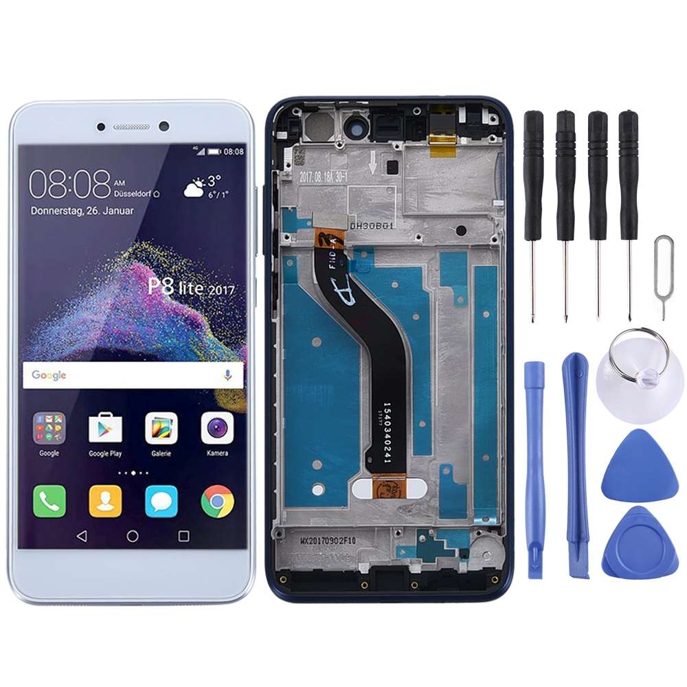 OEM LCD Screen for Huawei Honor 8 Lite Digitizer Full Assembly with Frame (Gold)