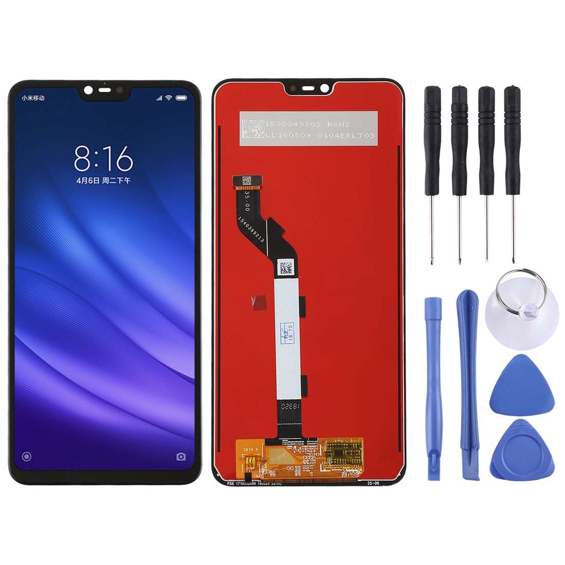 TFT LCD Screen for Xiaomi Mi 8 Lite with Digitizer Full Assembly(Black)