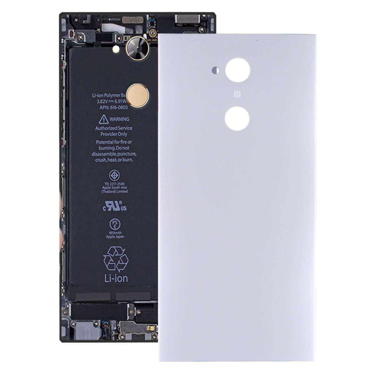 Back Cover for Sony Xperia XA2 Ultra(Grey)