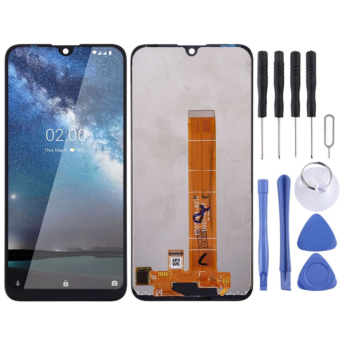 TFT LCD Screen for Nokia 2.2 with Digitizer Full Assembly (Black)