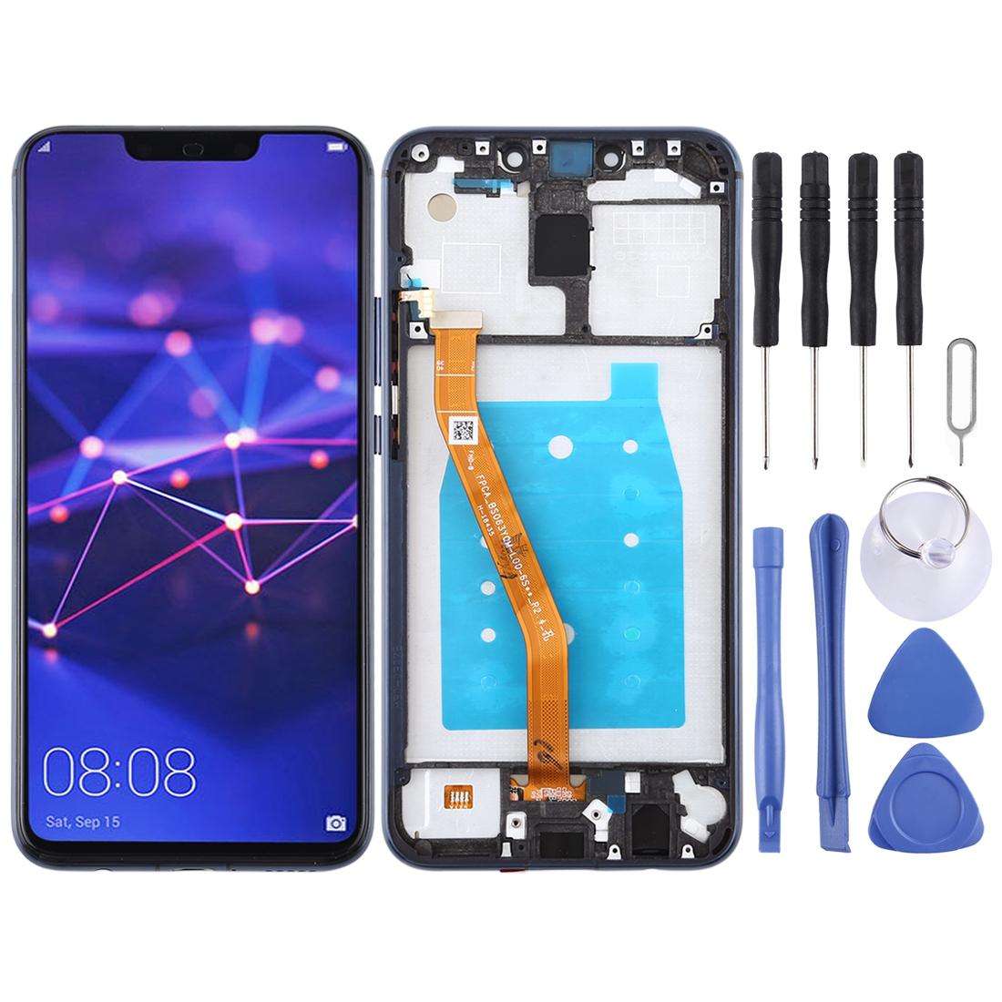 OEM LCD Screen for Huawei Mate 20 Lite / Maimang 7 Digitizer Full Assembly with Frame (Black)
