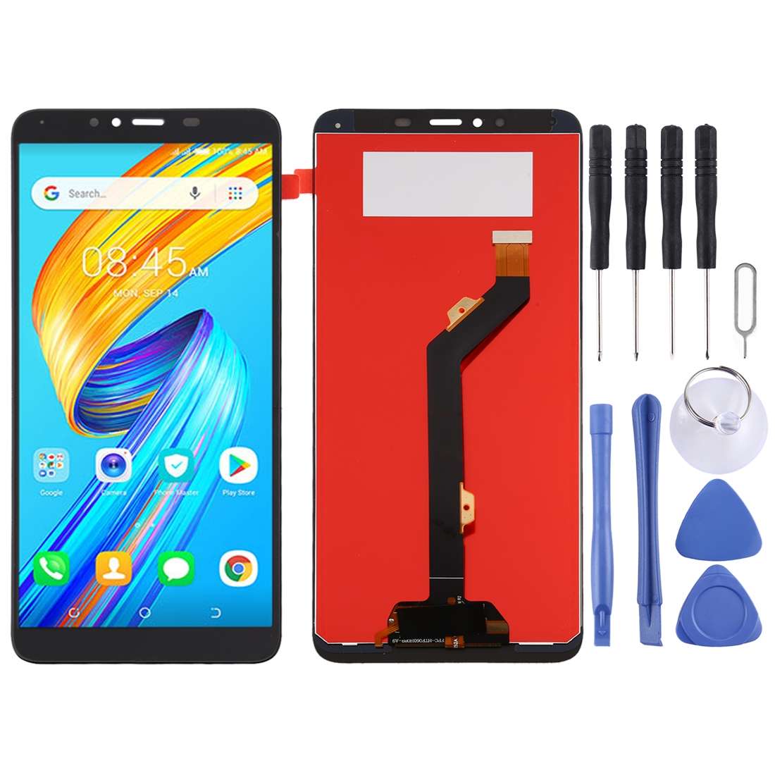 TFT LCD Screen for Tecno Spark 2 KA7 with Digitizer Full Assembly (Black)