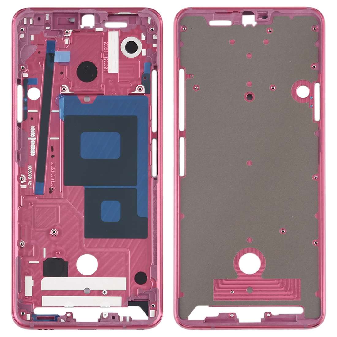 Front Housing LCD Frame Bezel Plate for LG G7 ThinQ / G710 (Black)