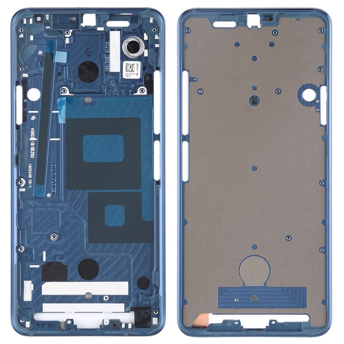 Front Housing LCD Frame Bezel Plate for LG G7 ThinQ / G710 (Black)
