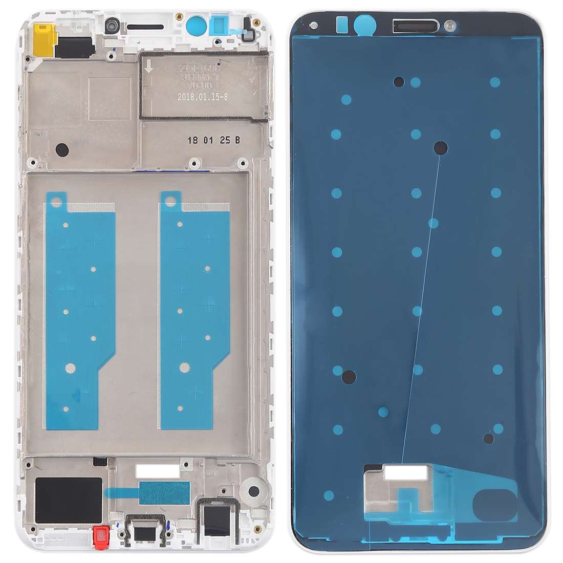 Front Housing LCD Frame Bezel for Huawei Y7 (2018)(Black)