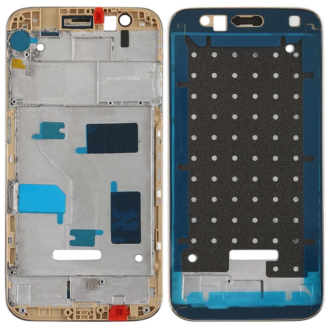 Front Housing LCD Frame Bezel Plate for Huawei G7 Plus(Black)
