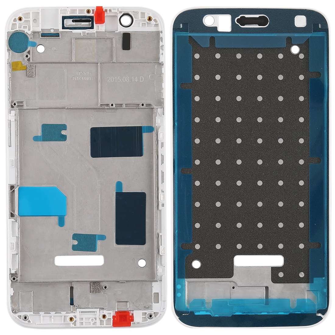 Front Housing LCD Frame Bezel Plate for Huawei G7 Plus(Black)