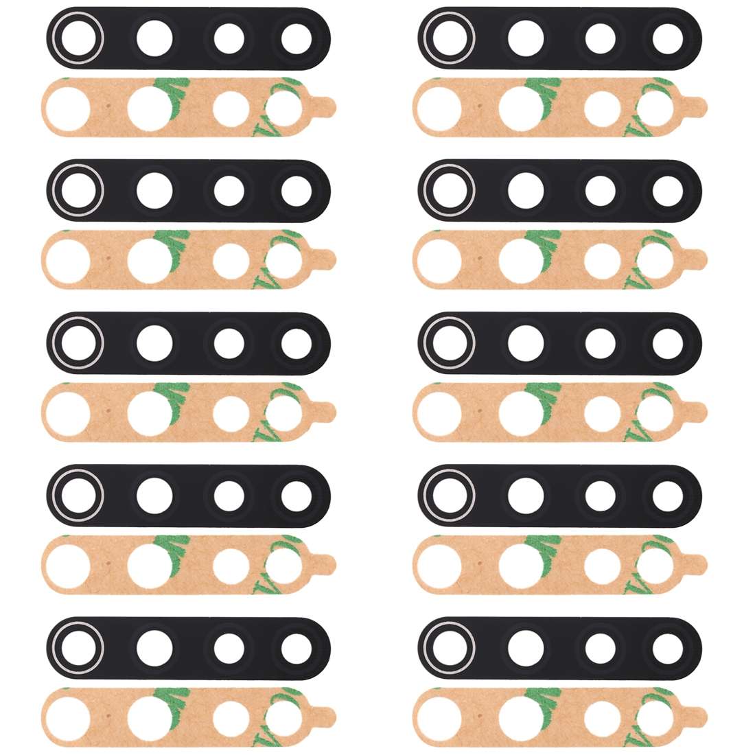 10 PCS Back Camera Lens for Xiaomi Redmi Note 8