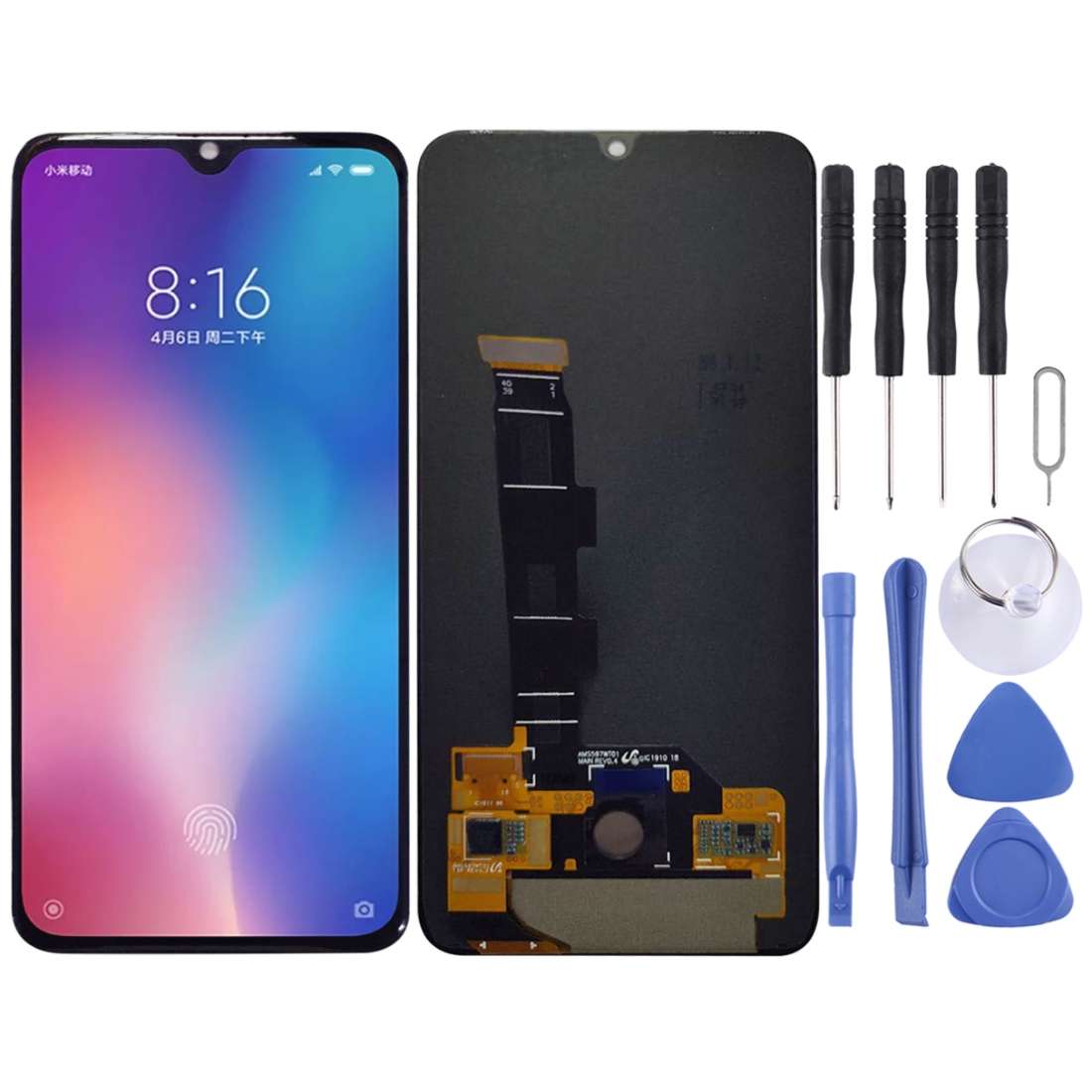 Original LCD Screen for Xiaomi Mi 9 SE with Digitizer Full Assembly(Black)