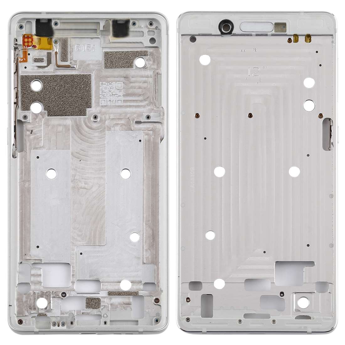 Front Housing LCD Frame Bezel Plate for Nokia 7 TA-1041 (Black)