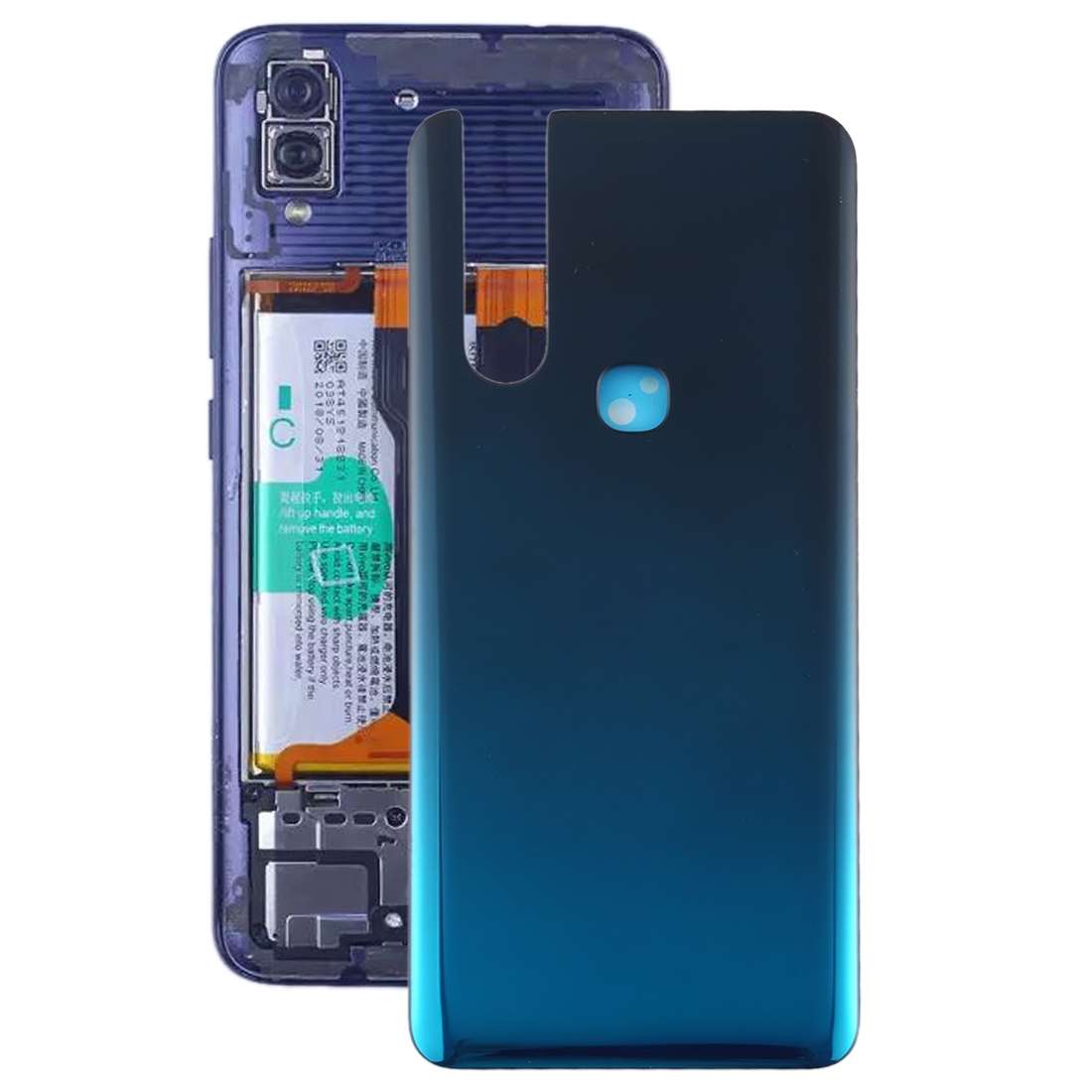 For Vivo S1 Battery Back Cover (Green)