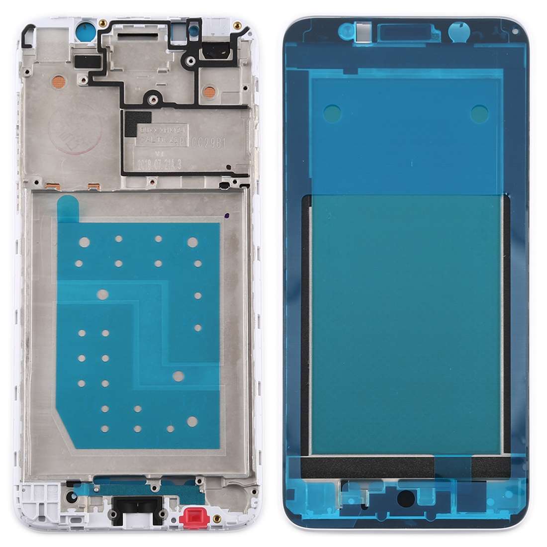 Front Housing LCD Frame Bezel Plate for Huawei Honor Play 7(Black)