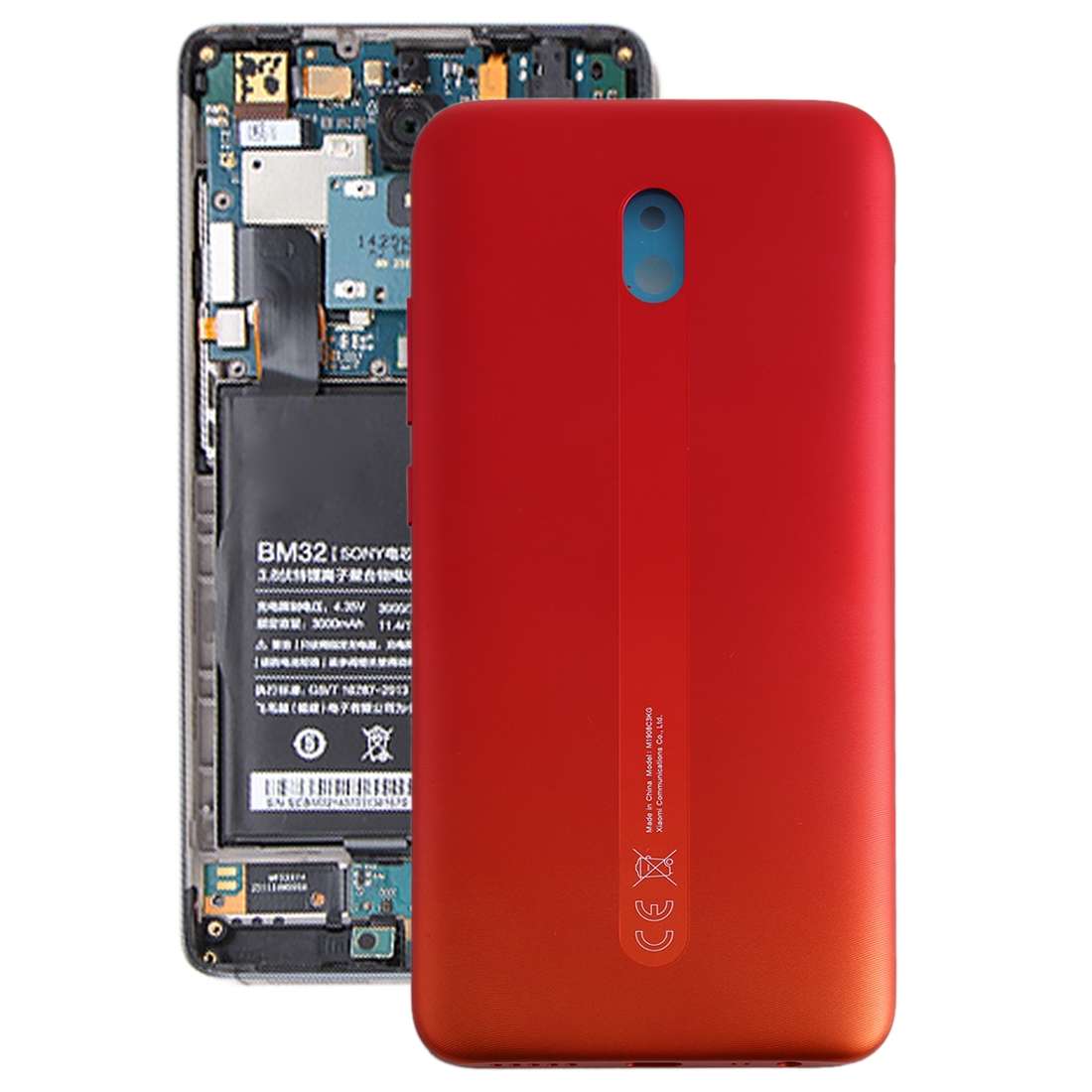 Battery Back Cover for Xiaomi Redmi 8A(Black)