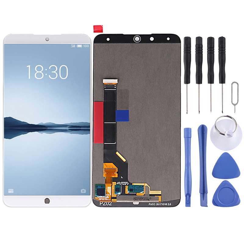 Original LCD Screen for Meizu 15 Plus with Digitizer Full Assembly(White)