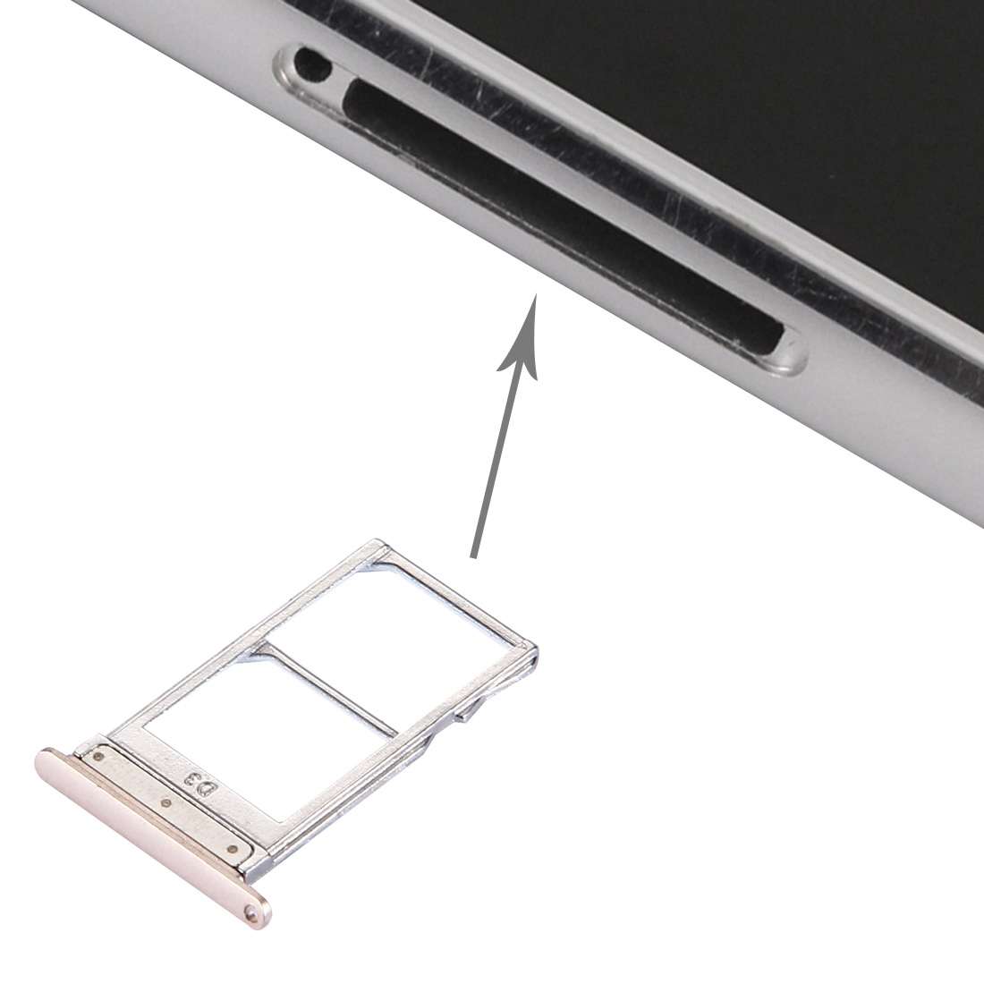 For Meizu MX5 SIM Card Tray (Grey)