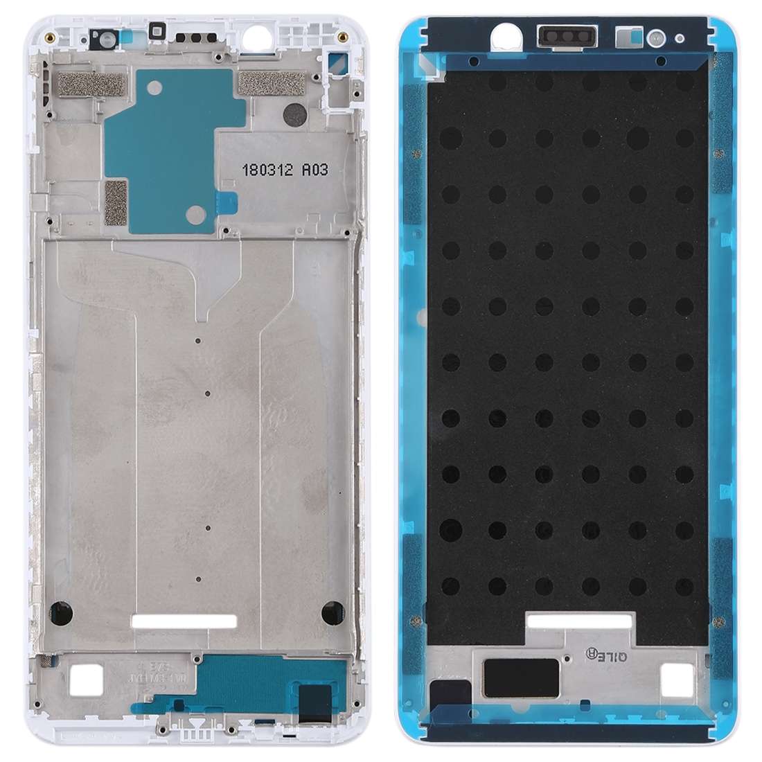 Front Housing LCD Frame Bezel for Xiaomi Redmi Note 5(Black)