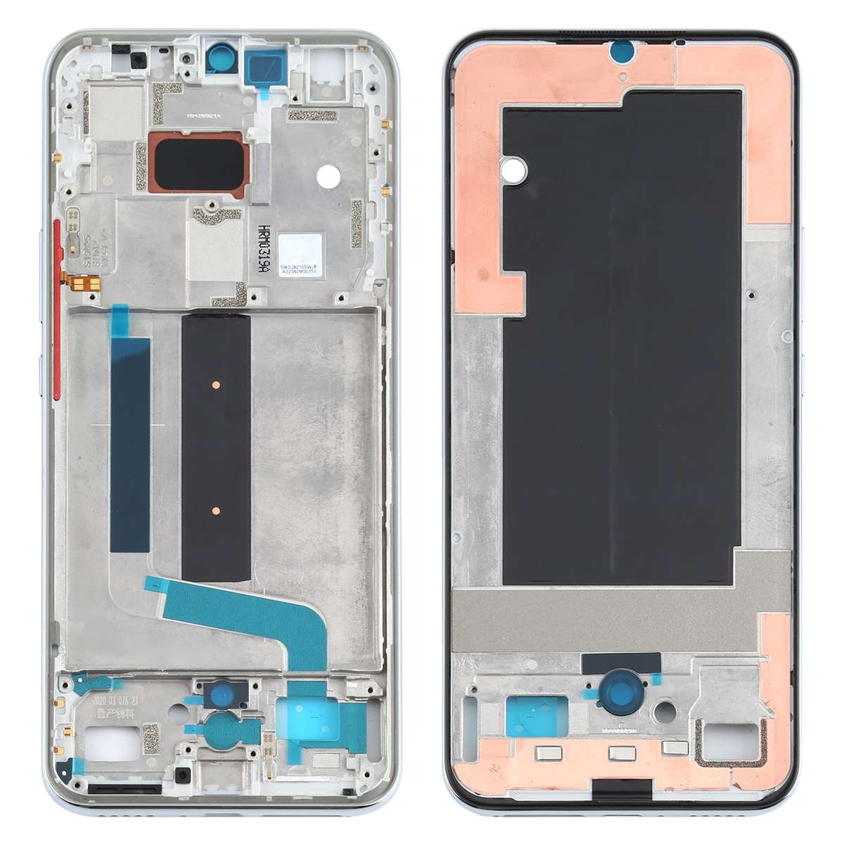Original Middle Frame Bezel Plate for Xiaomi Mi 10 Lite 5G / Mi 10 Youth 5G M2002J9G(Blue)