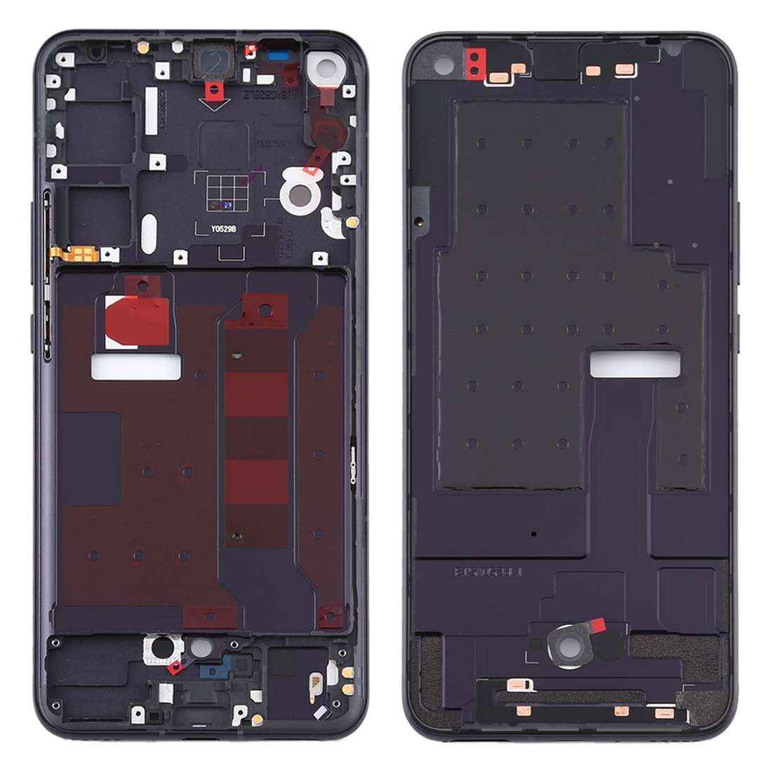 Middle Frame Bezel Plate for Huawei Nova 7 5G(Black)
