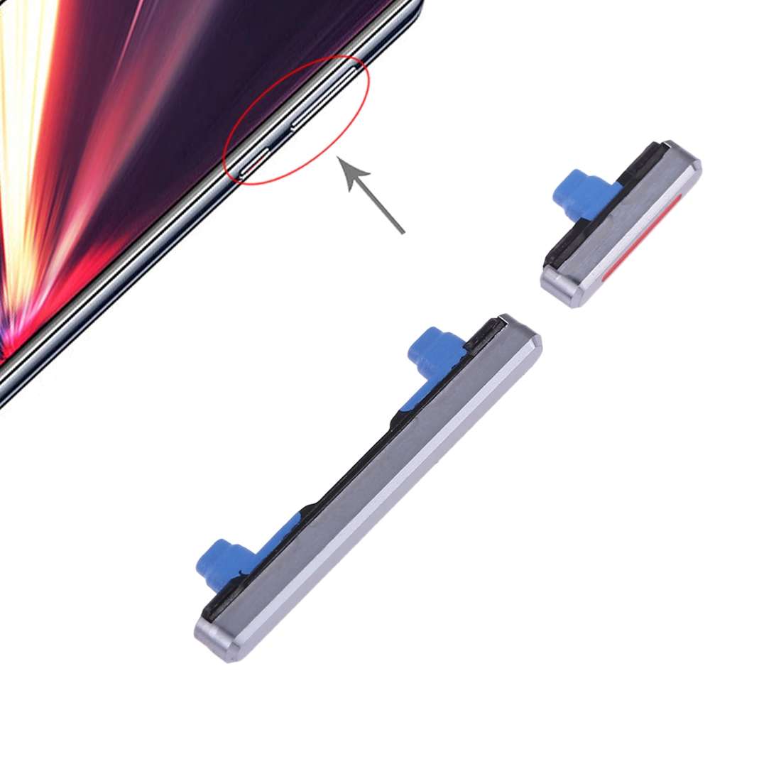 For Huawei P20 Pro Side Keys (Pink)