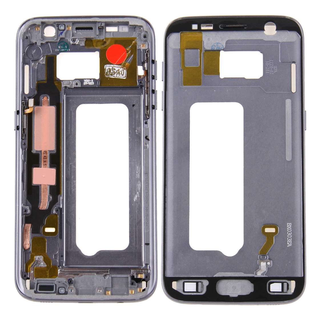 For Galaxy S7 / G930 Front Housing LCD Frame Bezel Plate (Silver)