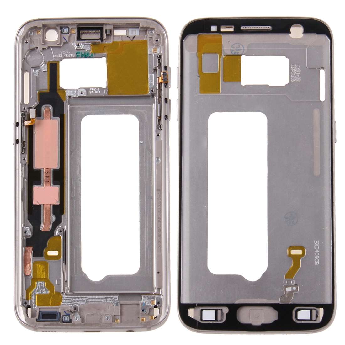 For Galaxy S7 / G930 Front Housing LCD Frame Bezel Plate (Silver)