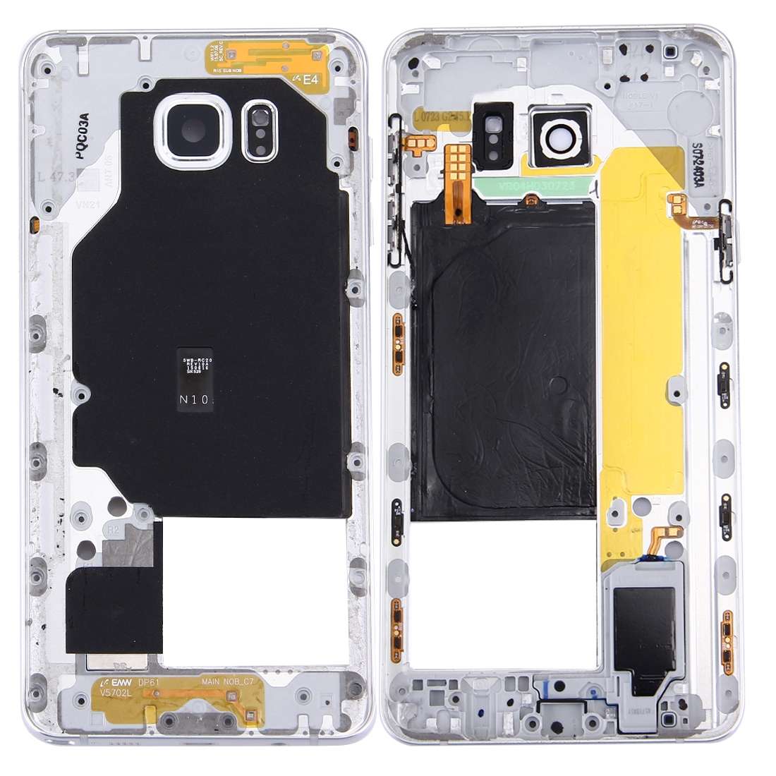 For Galaxy Note 5 / N9200 Middle Frame Bezel (Grey)